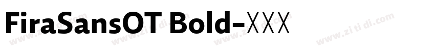 FiraSansOT Bold字体转换